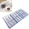 18 Well Oval Pills Shape Candy Mold Transparent Plastic Chocolate Molds Baking Accessories Sugarcraft Molding Tool