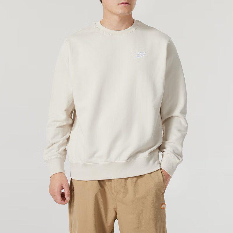 Nike Спортивный клубный свитшот мужской бежевый BV2667-104