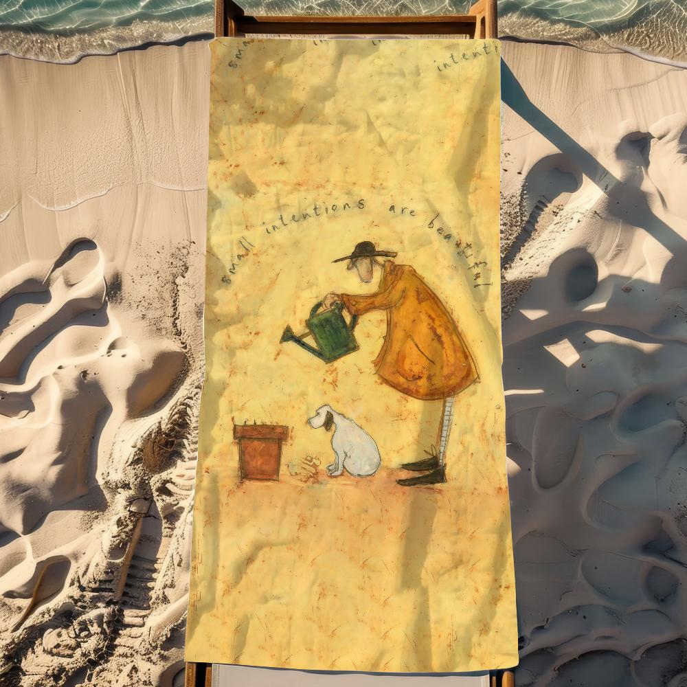 S-sam toft art Полотенце Пляжное Полотенце Большого Размера Быстросохнущее Полотенце Впитывающее Мягкое Для Плавания Пляжные Полотенца для Мужчин Женщин