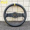 JDM BLITZ Style 2 Spoke Steering Wheel Universal 12.6inch Deep Corn Racing Drift Steering Wheel