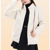 Fleece Thickened Sweater Jacket Women's Autumn and Winter New Lazy Style Versatile Zipper Cardigan Top Women's Clothing