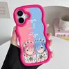 Чехол для мобильного телефона ReZero Rem Ram с волнистым краем из ТПУ для iPhone 17 16 15 14 13 12 11 Air Pro Max Plus Цветная крышка