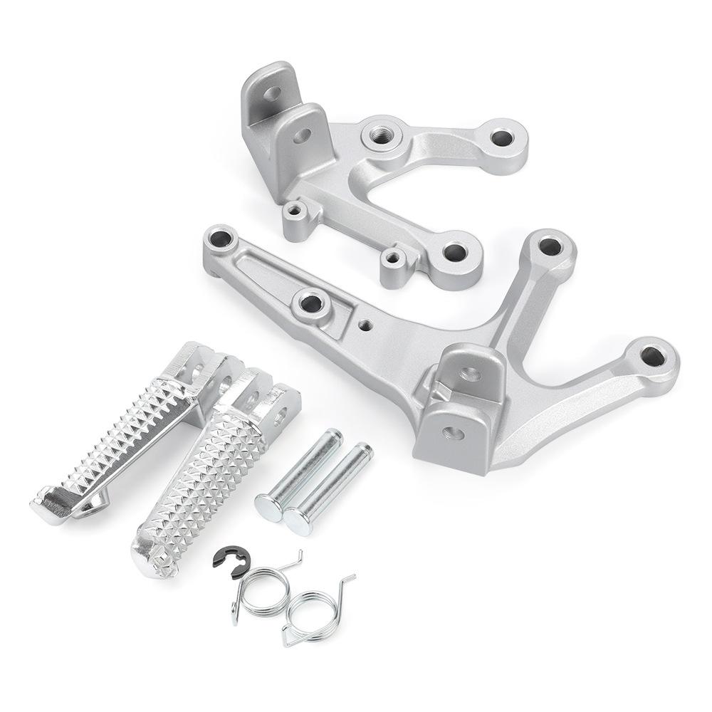 Мотоциклетная передняя педальная сборка для YAMAHA MT-03 MT-25 YZF-R3 YZF-R25 2014-2023 Левая и правая подножки Алюминиевые аксессуары