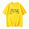 Team Bride Heart Evjf Hen Party Unisex Gropu Tshirt Girl Wedding Female Tops Tee Camisetas Mujer Female Pink White Clothes