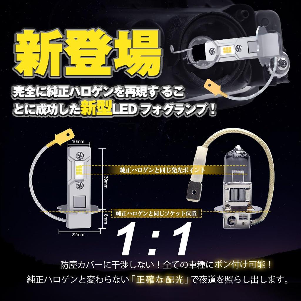 Противотуманная светодиодная лампа Perrace H3a H3, 24 В, Сверхяркий свет H3, Компактная, Короткая, Безвентиляторная, С