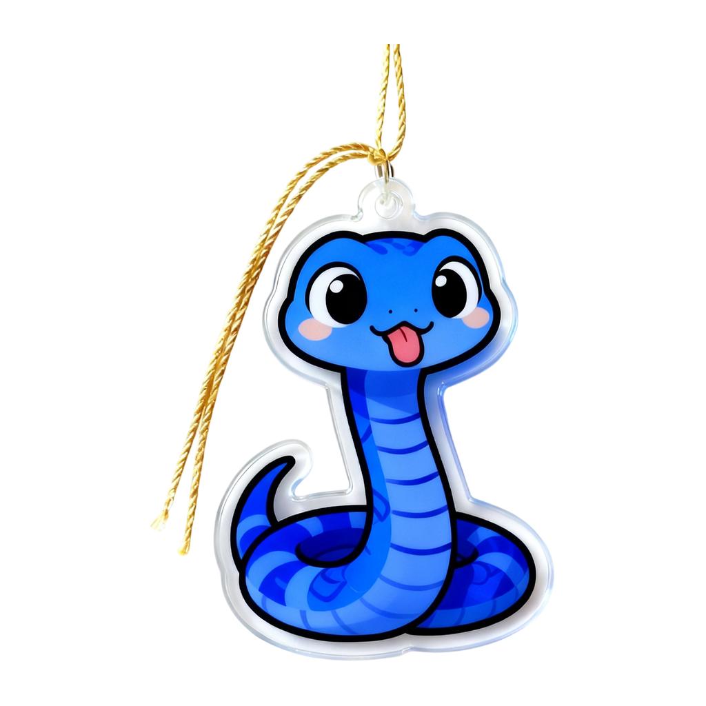 2D Acrylic Animal Ornaments – Hanging For Bags, Keys, And Holiday Decor