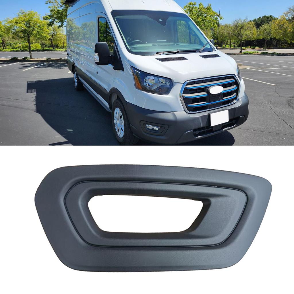 Car Front Fog Lamp Frame Light Cover Lower Grille Hood Lid for Ford Transit 2024 KK3Z17B814BD KK3Z17B814BC