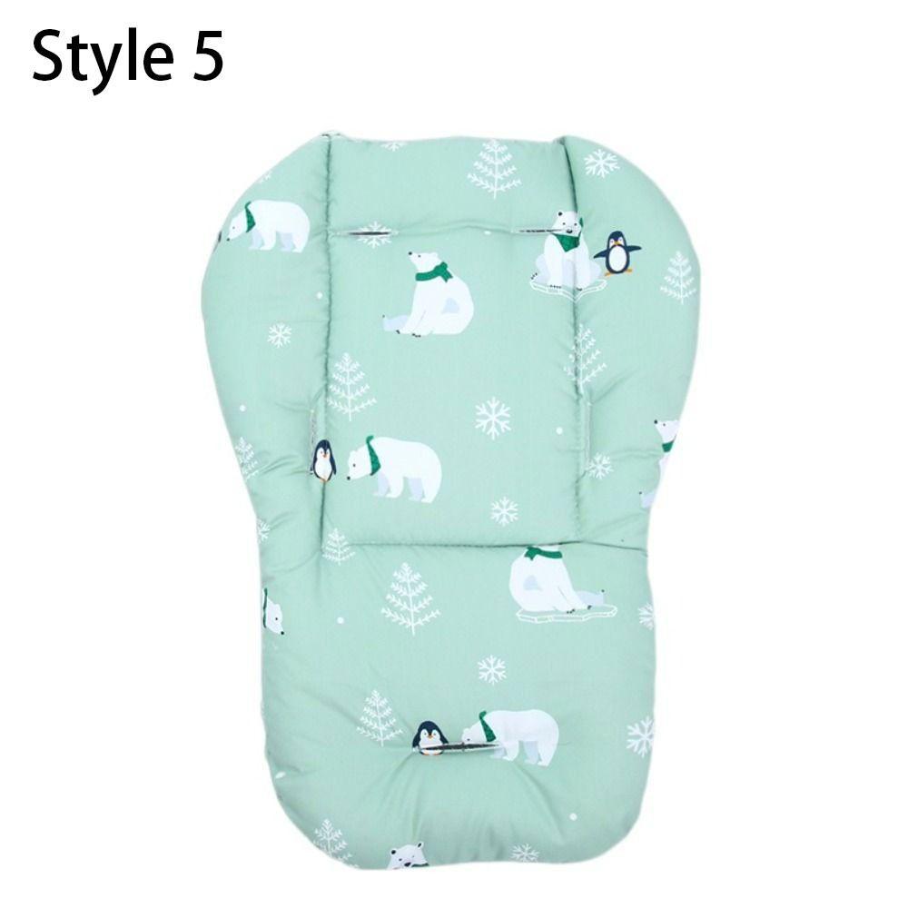1Pcs Cartoon Pattern Stroller Cushion Pram Buggy Carriages General Mat Baby Stroller Seat Pad