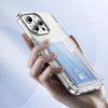 Case for iPhone 16 Pro Max, Card Holder Kickstand, transparent