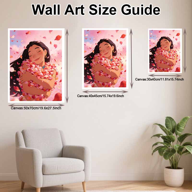 Disney Diamond Painting Kit Classic Floral Style Home Decor Craft Perfect Gift Idea Diamond ArtPrincess of Flowers