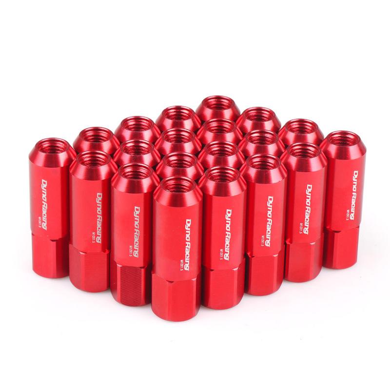 Dynoracing 60MM M12*1.5 Wheel Nuts New 20PCS Racing Lug Wheel Nuts Screw Aluminum Lug Nut M12X1.5 BX100442