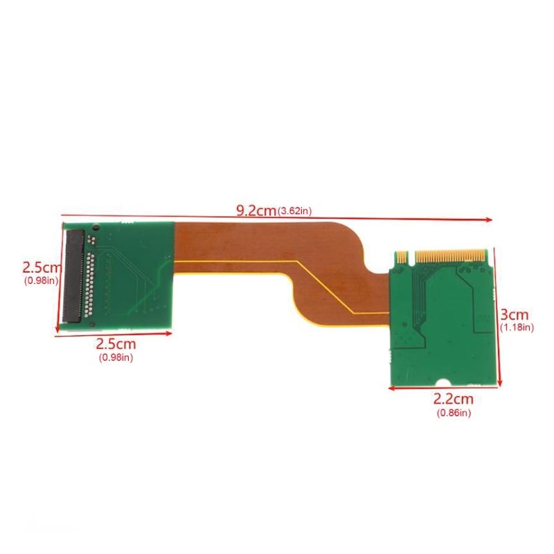 Игровые устройства Адаптер SSD Гибкий удлинительный кабель M.2 2230 к 2280 Простая установка Прочная конструкция для игровых устройств