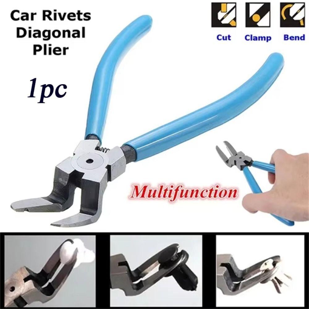 Нескользящая конструкция Инструмент для снятия обшивки автомобиля Эргономичная ручка Заклепки Монтировка Вытягиватель Ремонт аудиосистемы и приборной панели