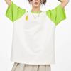 Summer Color stitching T Shirt for Women pure Cotton Tee Shirt Clothes Harajuku Oversized T-shirts Y2k Tops Hip Hop Streetwear