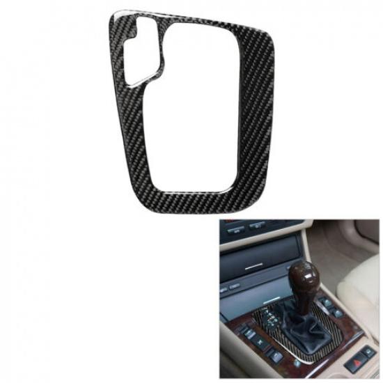Carbon Fiber Interior Gear Shift Panel Cover Trim For BMW 3Series E46 1998-2005
