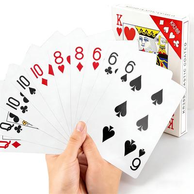 Ginhkok Большая Игральная 4x 17см x Идеально для Карточных Фокусов Jumbo и Развлекательных Карт, Размер, 12см, Игры, Вечеринки, Фокусы, Игры,