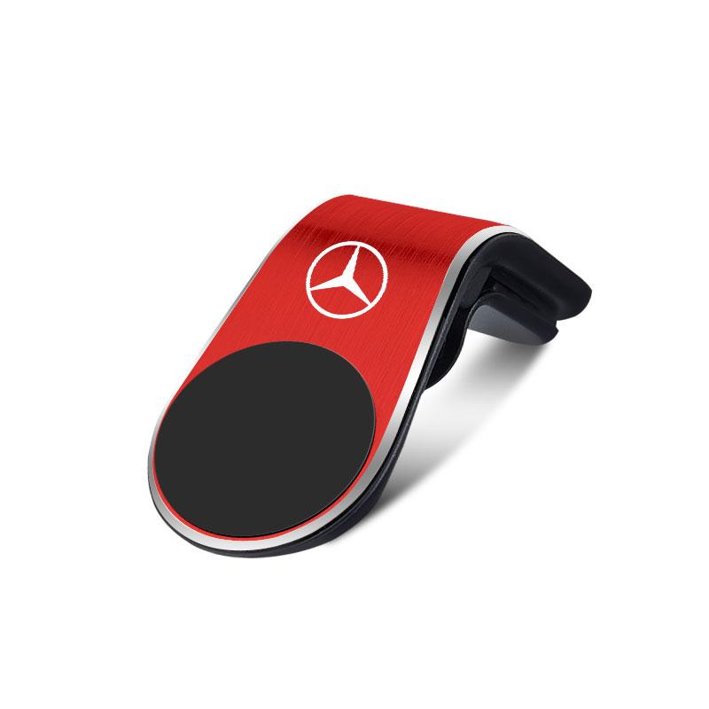 New 1Pcs Magnetic Car Emblem Phone Holder 360 Rotation Bracket For Mercedes-Benz B-Class W245 W246 W247