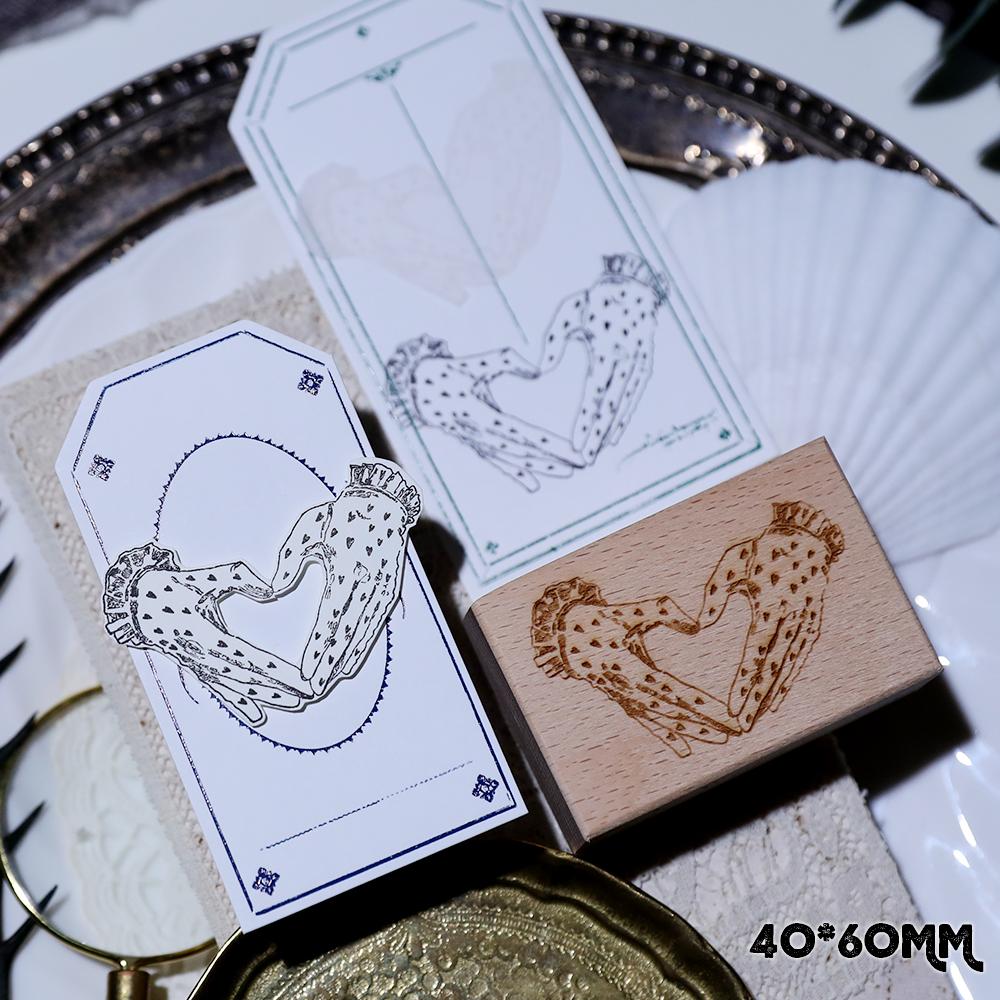 Journal Scrapbooking Wooden Stamps Diy Versatile Light Retro European and American Style [MagicIllusion]