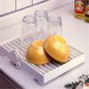 Dish Plate Drying Rack Organizer Drainer Plastic Storage Holder White Kitchen Organizer Dish Rack Bracket Tableware Stand Tray