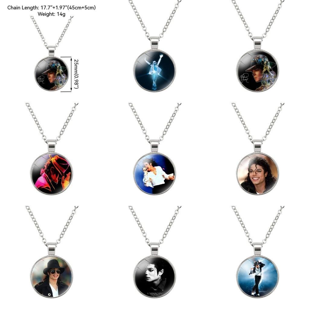 Элегантное ожерелье-подвеска Michael Jackson Time Gem с аллоемным шармом, длиной 51-80 см