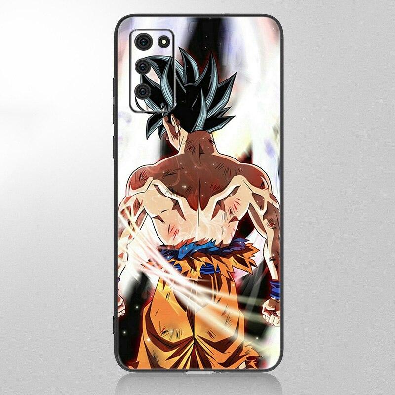 Аниме Son Goku Ultra Instinct черный чехол для Samsung Galaxy A12 A02S A22 A32 A52 A72 A71 A51 A41 A31 A21 A11 A50 A70 A10S A20S