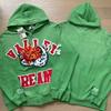 Streetwear Geometric Zip Hooded Sweatshirt Men Women Oversized Fleece Graphic Top