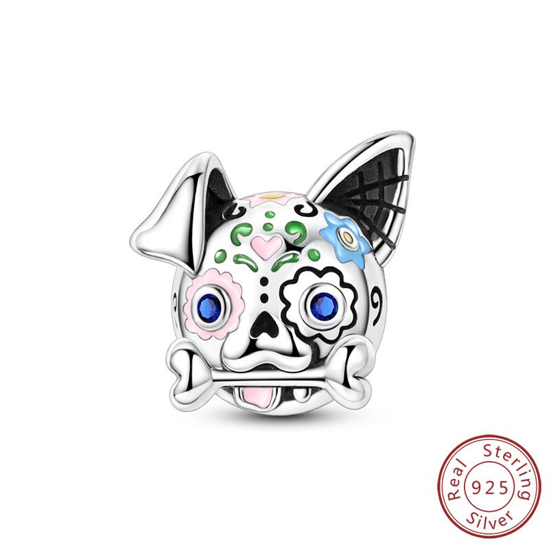 Хэллоуин Шарм Подвеска Медь Тыква Ведьма Кукла Скелет Мумия Конфета Шарм Подходит Оригинальный Браслет DIY Ювелирные Изделия