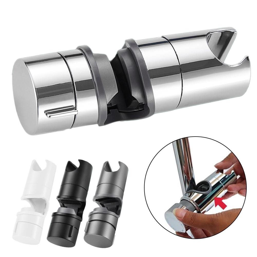 Хромированный АБС Держатель-слайдер для душевой штанги Регулируемый кронштейн для штанг 18 мм и 25 мм