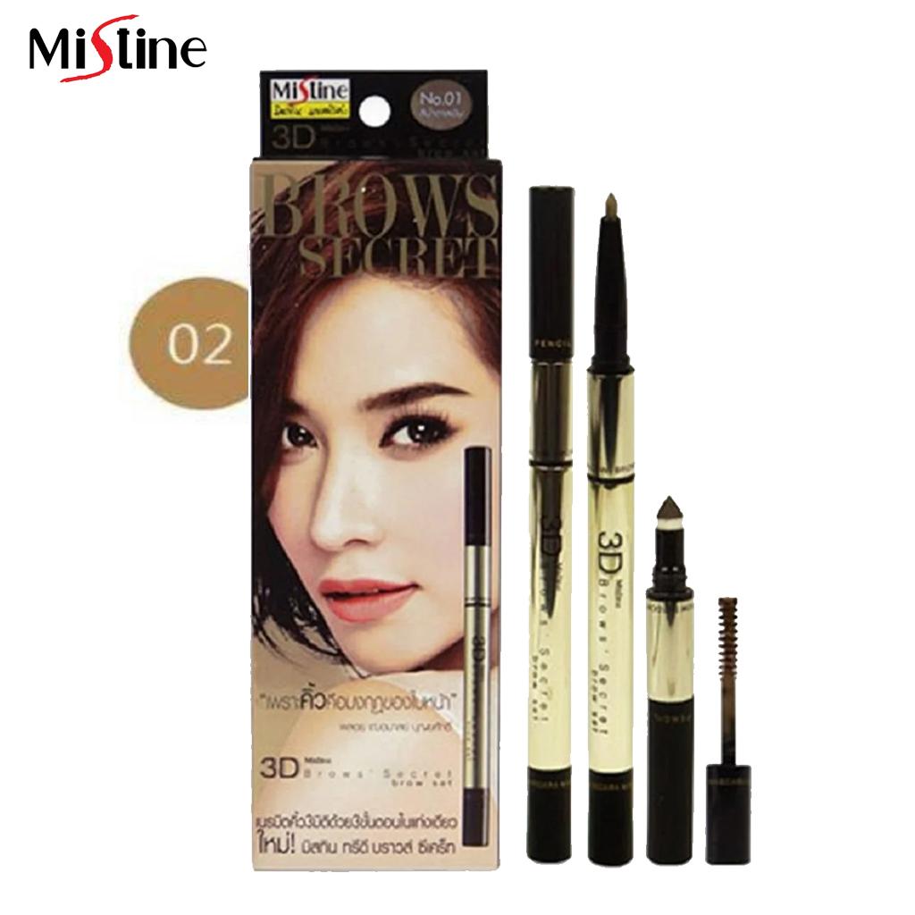 Mistine Ручка для бровей 3D Brows' Secret brow - тайская косметика