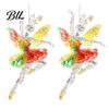 Christmas Tree Hanging Ornaments 2Pcs Glitter Ballet Girl Keychain, 2D Acrylic Pendant for Bag Backpack, Sparkling Fence Branch Decorations Dancer Car