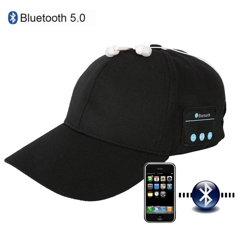 Модные наушники Bluetooth 5.0, гарнитура, бейсболка, беспроводные летние шляпы со стереонаушниками и микрофоном, наушники-вкладыши для отдыха на открытом воздухе