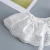 Cotton Bowknots Fake Collar for Women Shirt Detachable Collars  Shoulder Wraps False Collars Sweet Doll Small Shwals Scarf