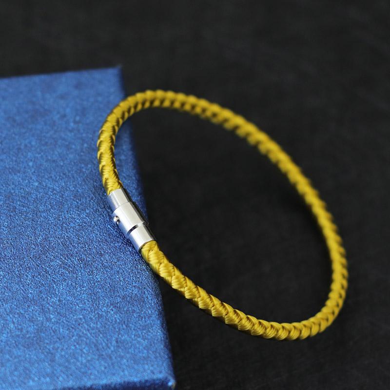 New Minimalist Keel Rope Bracelet Men Grade A 4mm Lucky Red Thread Braslet 5 Colors Leisure Versatile Accessories Pulseria Homme