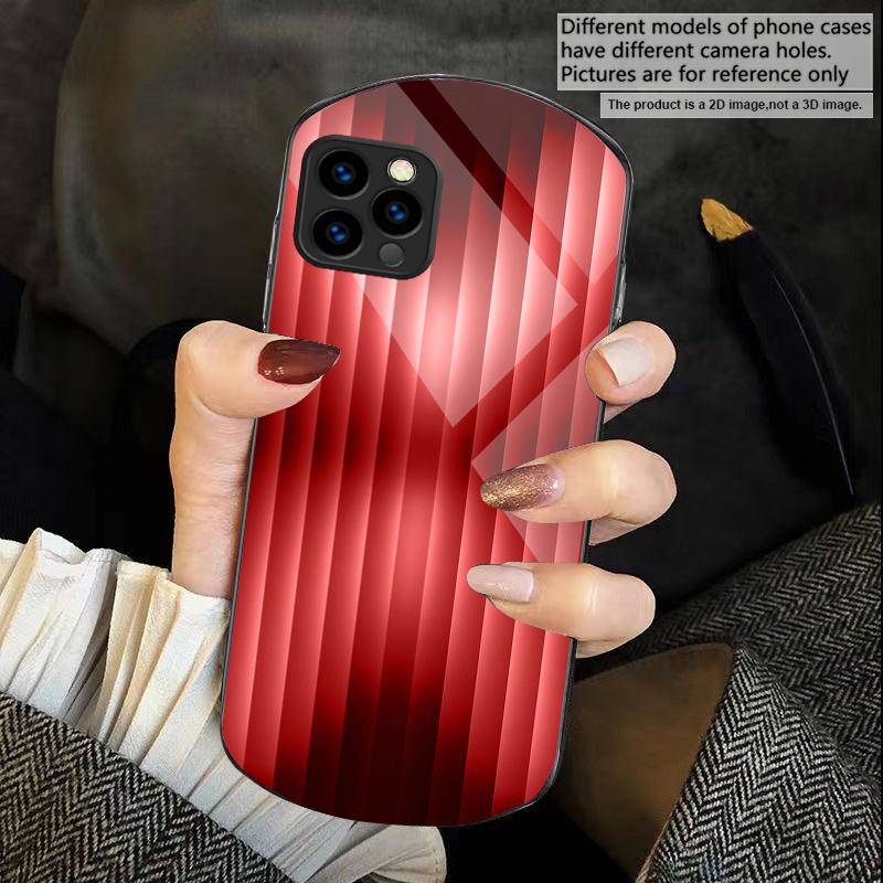 Коричневый нежный градиент Для iPhone 17 16 15 14 Pro 13 Plus 12 mini 11 Pro Max XR X S 7 8 Эллиптический закаленный стеклянный чехол для телефона