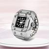 Vintage Roman Quartz Watch Zinc Zinc Alloy Finger Watch Ring Cool Rings Jewelry Clock  Man