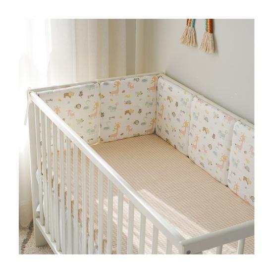 6 шт. подкладок в кроватку для прорезывания зубов 11,8” x 11,8” противоударный бампер для детской кроватки