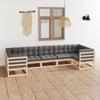 Day and Night - Day and Night Garden Furniture Set 7 Pieces and Cushions Solid Pine Wood