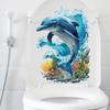 Мультяшный Океан Дельфин Водоросли Креативный Домашний Фон Декоративная Наклейка