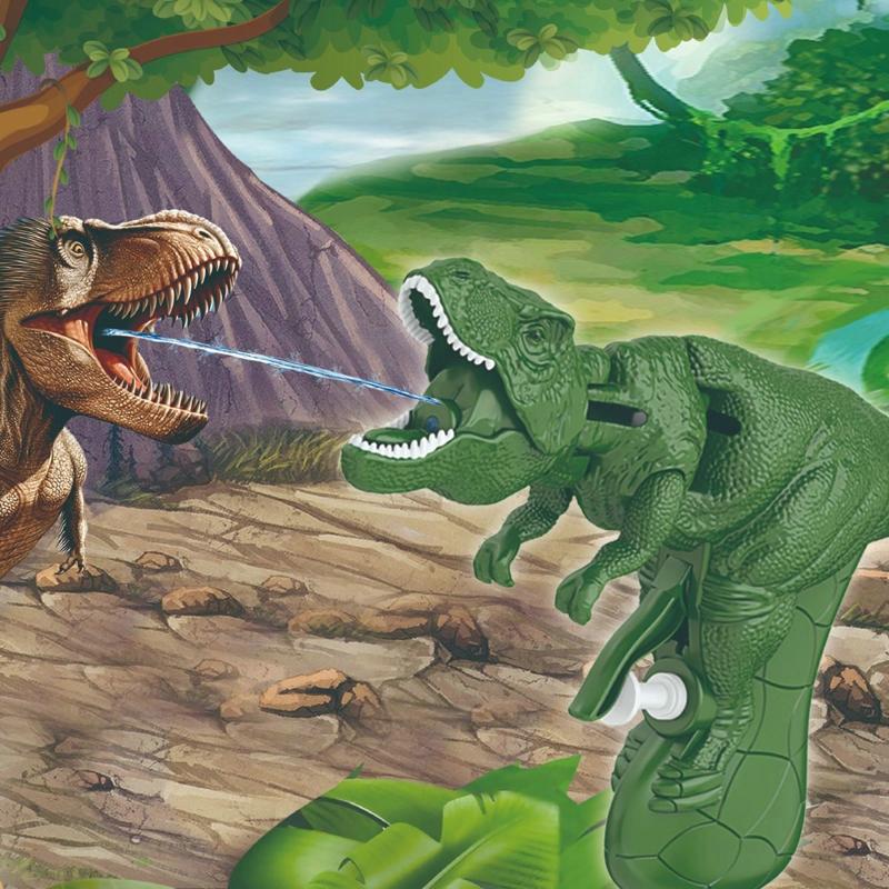 Водяной пистолет с динозавром, летняя тряска головой, стрельба, детская игрушка, уличный пресс, водяной пистолет, игра для мальчиков, пляжный бассейн, боевая игрушка, подарки