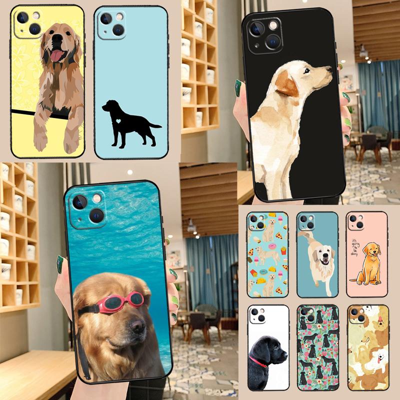 Cartoon Golden Retriever Dog Case For OnePlus 13T 10T 10R 12R 13R 15 13 12 11 10 9 Pro Nord CE 5 2 3 4 Lite N20 N30 Cover