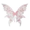 Волшебные Искрящиеся Крылья Феи Двухцветные Цветок Бабочка Костюм Крылья Цветные Эльф Косплей Крыло для Женщин Девочек