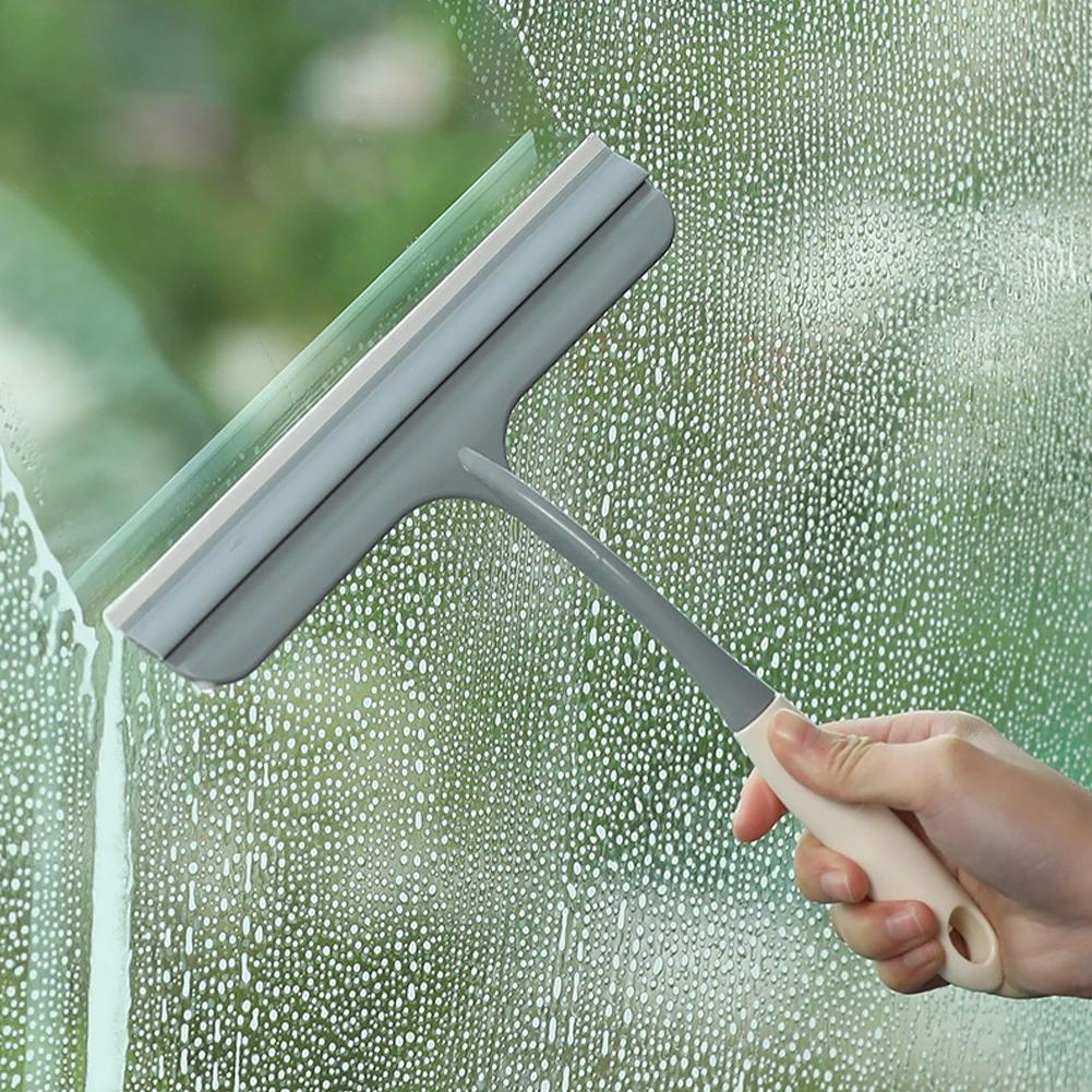 1Pc Multi-Purpose Silicone Scraping Washing Household Window Bathroom Kitchen Glass Cleaning Tool Floor Surface Small Wiper