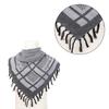 Arab Scarf Jacquard Pattern Adult Tactically Shemagh Scarf Middle Eastern Style Keffiyeh Anti Uv Dustproof Arab Scarf