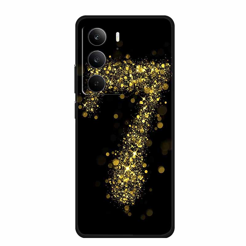 Чехол для телефона Realme C75 6.72" Модный Черный Силиконовый Мягкий Чехол-бампер Для Realme C75 C75x V70s 14x Задняя крышка Чехол C 75 Защитный