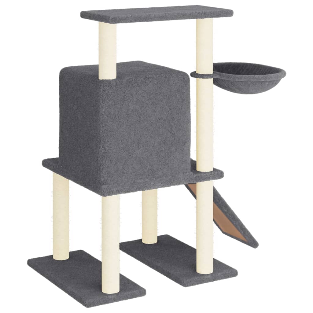 Scratching Post with Sisal Scratching Posts Dark Grey 96.5 cm