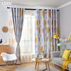1 шт. 70-80% затемняющие минималистичные современные скандинавские растительные шторы из полиэстера с принтом, прозрачные шторы для гостиной, спальни, домашний декор LOZUJOJU