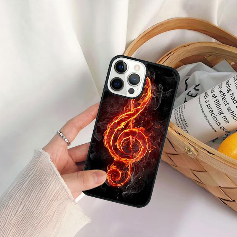 Чехол для телефона с нотой скрипичного ключа для iPhone 17 Air 16 15 14 11 12 13 Pro MAX Plus coque Cover Shell