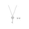 Engaged Necklaces Women's White Gold 5345158