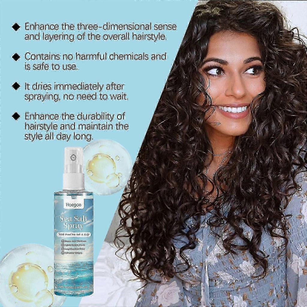 1pcs Sea Salt Spray, Hair Volume & Texture Styling Salt Water Spray for Men Women