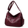 Simple Women's Bag Trendy Korean Version Messenger Bag Soft Leather Small Bag Fashionable Women's Shoulder Mother Bag